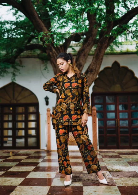 Colourful Muslin Co-Ord Set